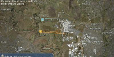 Bản đồ sân bay Melbourne
