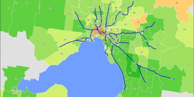 Bản đồ của Melbourne
