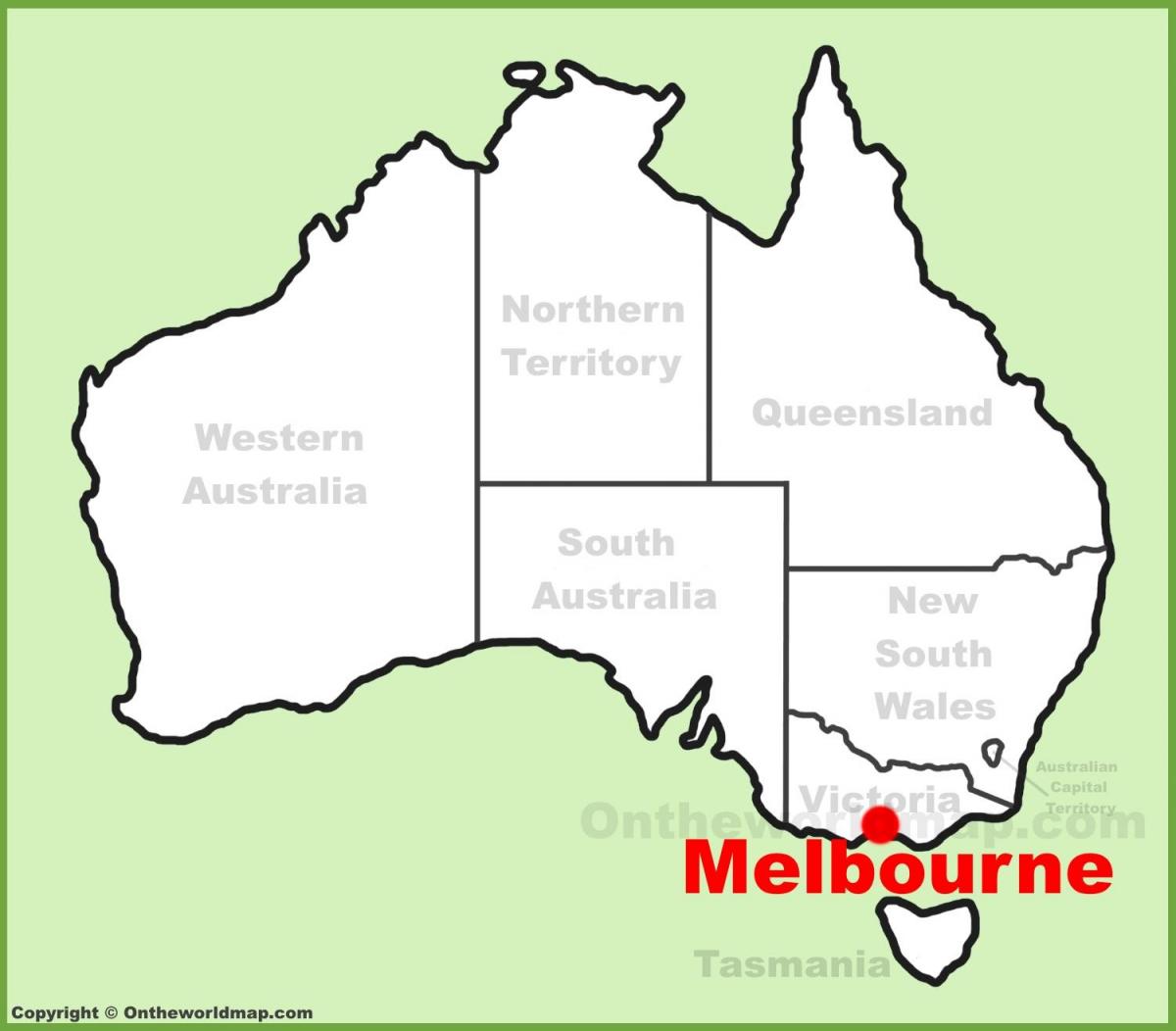 bản đồ Úc