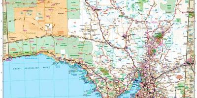 Bản đồ của nam Úc