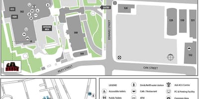 Bản đồ của châm Melbourne