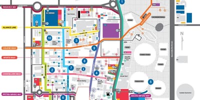 Bản đồ của Học đại học