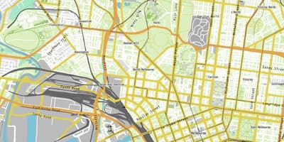 Bản đồ của Hoàng gia Melbourne bệnh viện