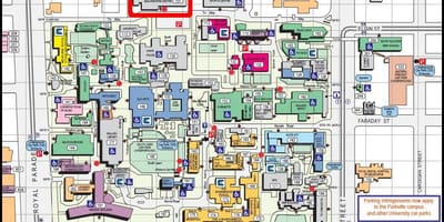 Bản đồ của đại học Melbourne