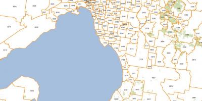Bản đồ của Melbourne zip