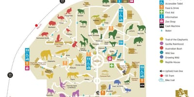 Bản đồ của Melbourne thú