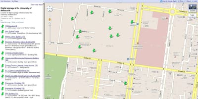 Bản đồ của đại học Melbourne