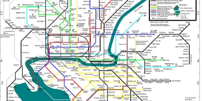 Melbourne bản đồ