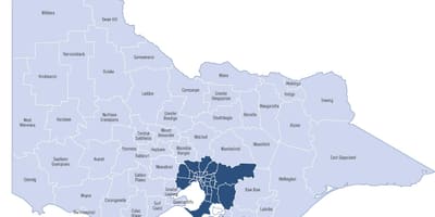 Bản đồ của Victoria hội đồng