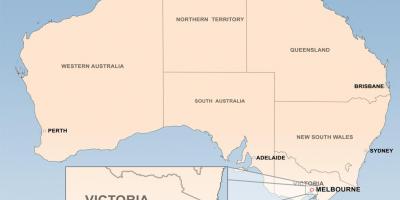 Bản đồ của Úc